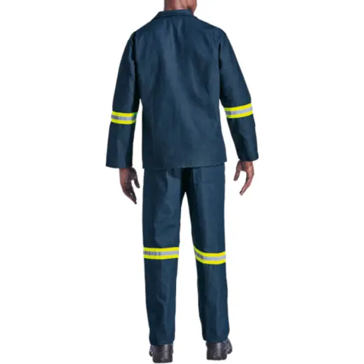 Barron Budget 100 Cotton Conti Suit with Reflective Denim Blue Back